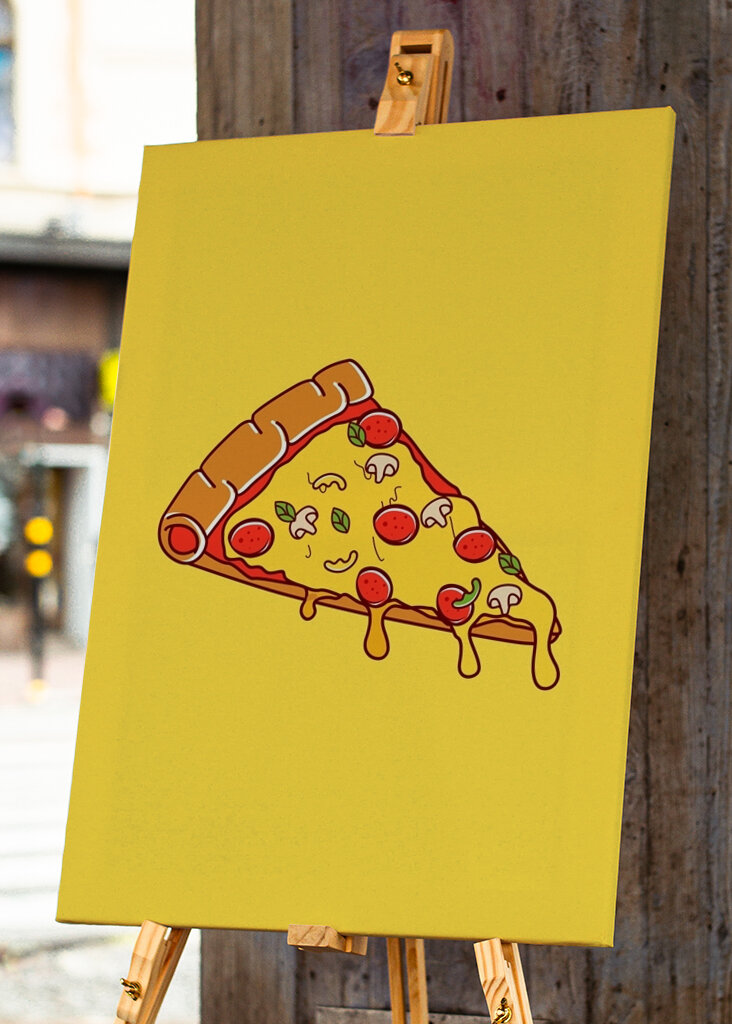 pizza design illustration 