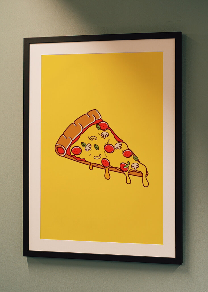 pizza design illustration 