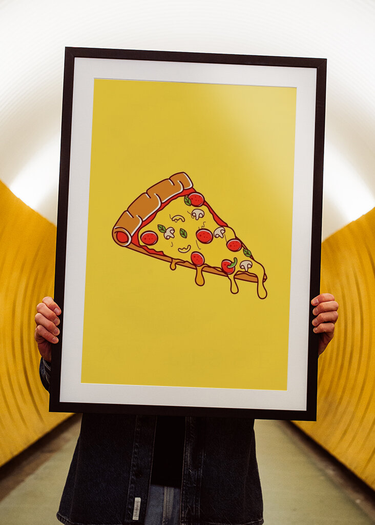 pizza design illustration 