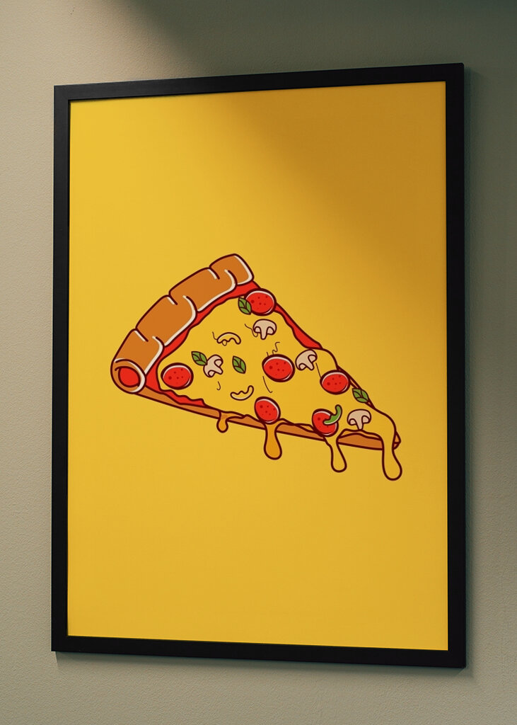 pizza design illustration 
