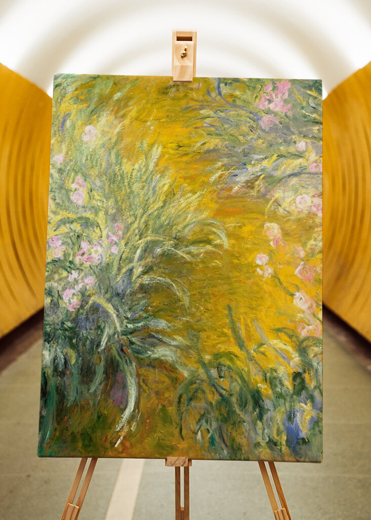 The Path through the Irises	