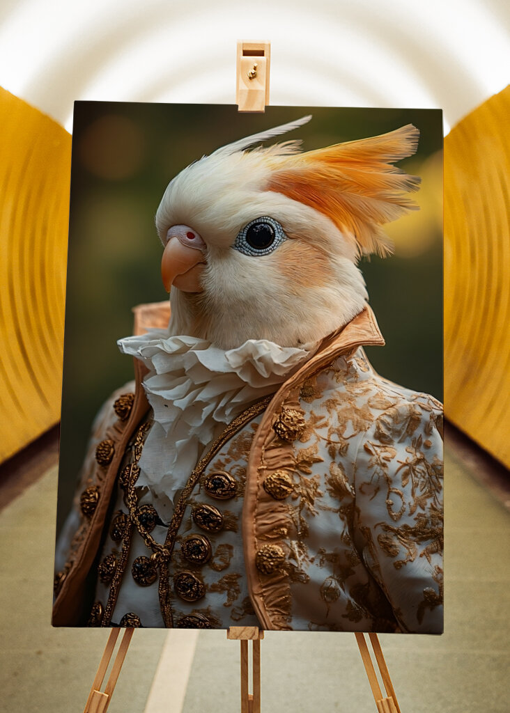 Wellensittich im Prunkgewand