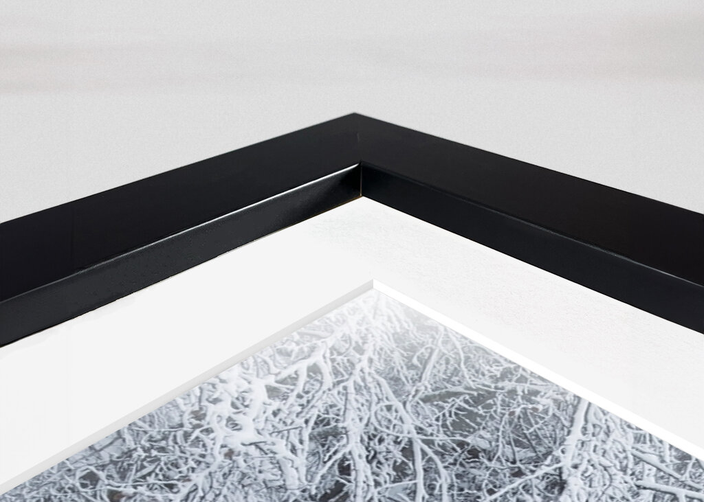 Wodospad zimą i mróz