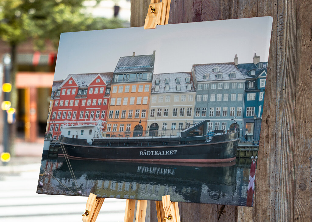 Nyhavn om vinteren.