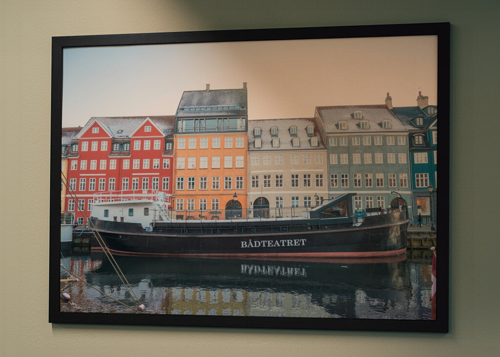 Nyhavn om vinteren.