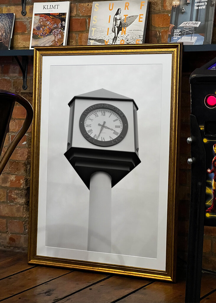 Schiller Park clock tower