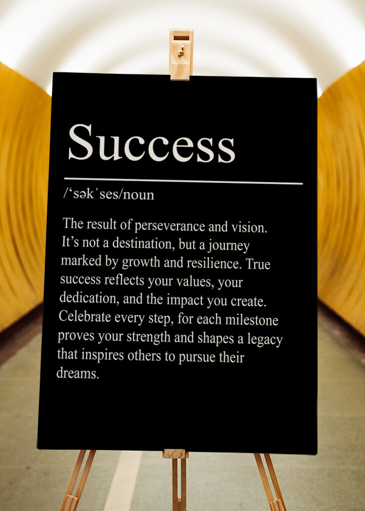 Erfolg Definition - Schwarz