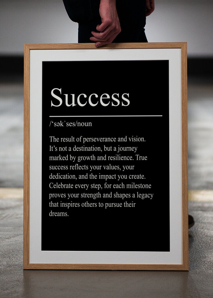 Erfolg Definition - Schwarz