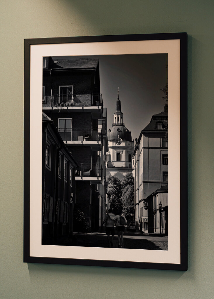 Among houses & Katarina Church