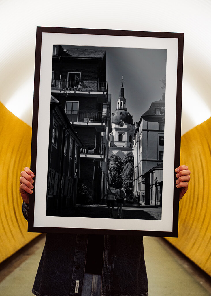 Among houses & Katarina Church