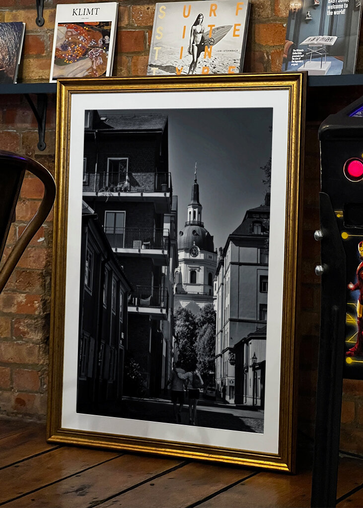 Among houses & Katarina Church