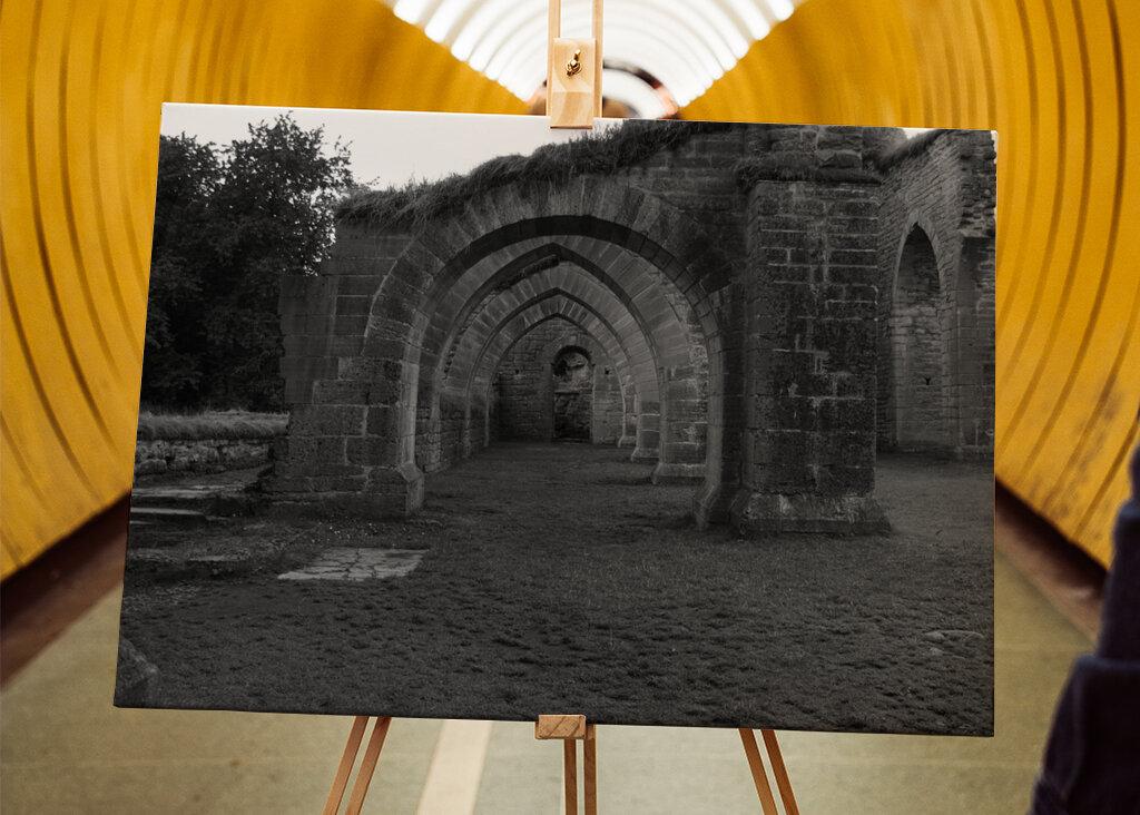 Las ruinas del monasterio de Alvastra