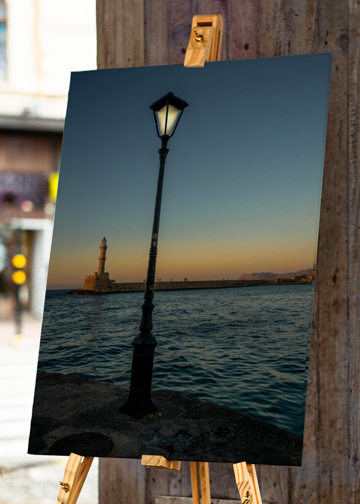 The lighthouse in Chania
