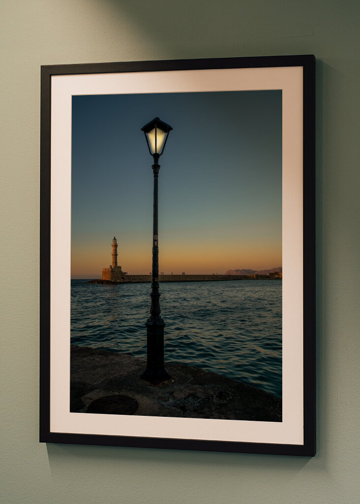 The lighthouse in Chania