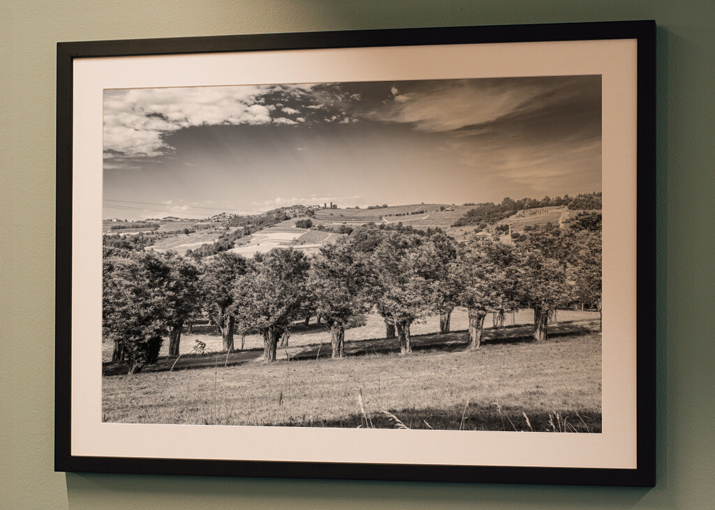 Fietsen in Italië z/w