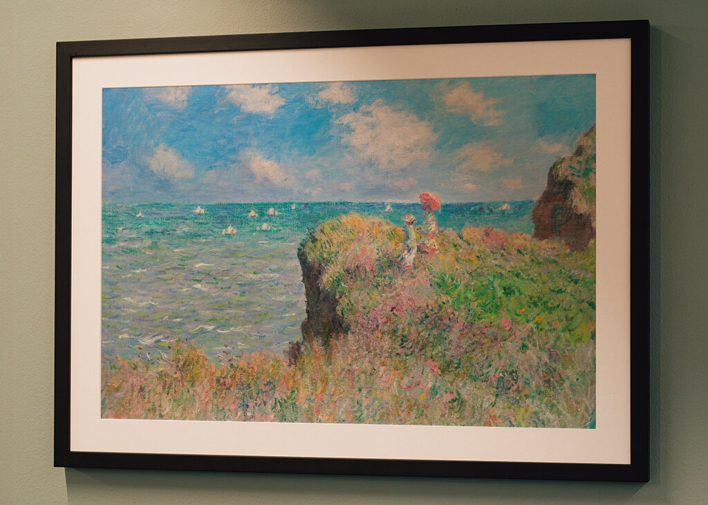 Paseo por el acantilado de Pourville (1882)