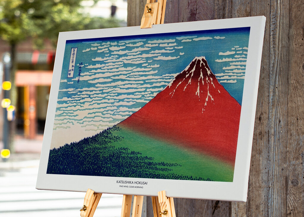 Levendige Fuji-dageraad