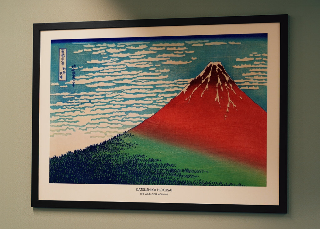 Levendige Fuji-dageraad