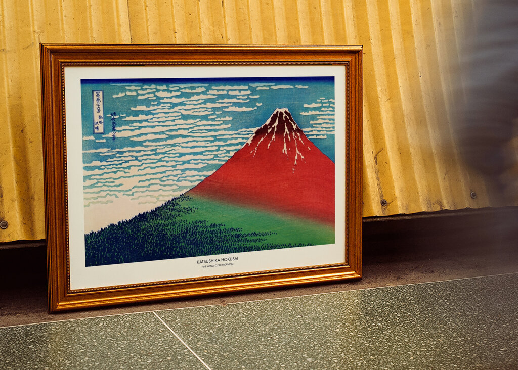 Levendige Fuji-dageraad