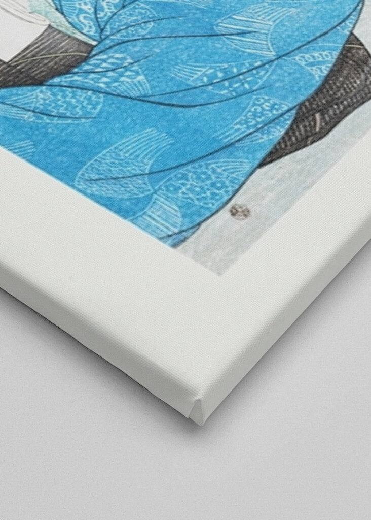 Eleganter blauer Kimono