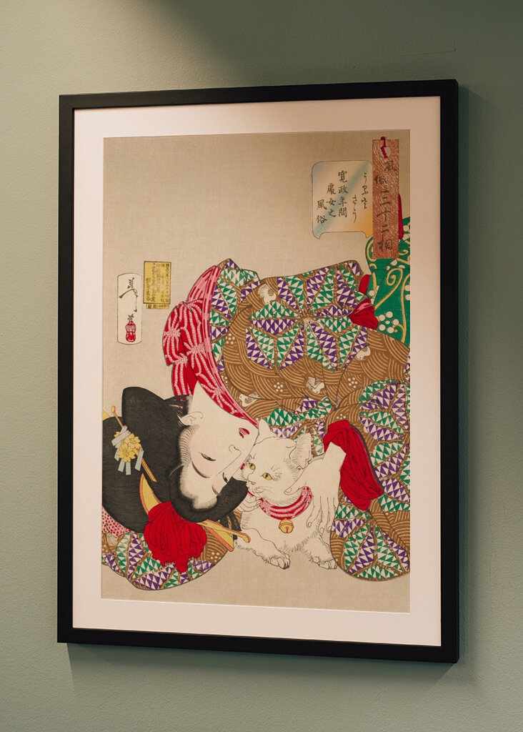 Cat love, Tsukioka Yoshitoshi