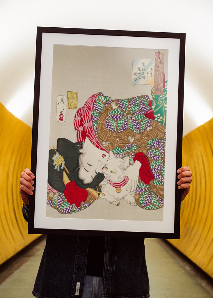 Cat love, Tsukioka Yoshitoshi