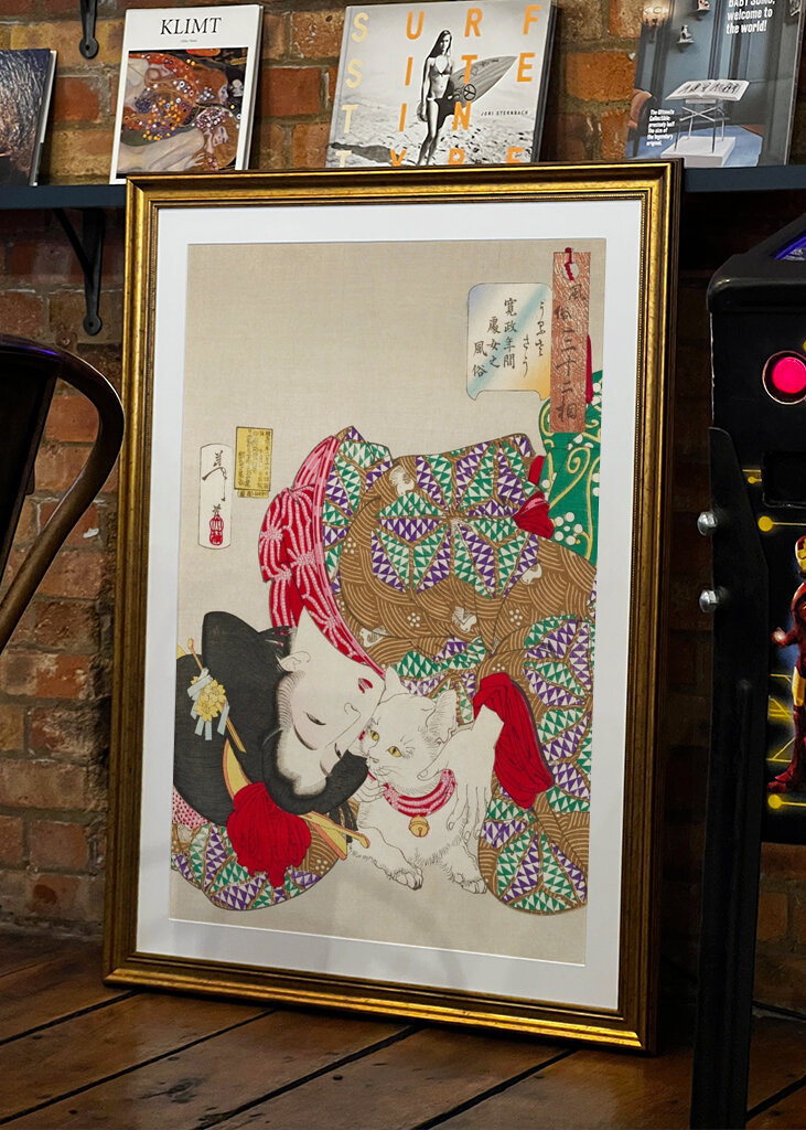 Cat love, Tsukioka Yoshitoshi