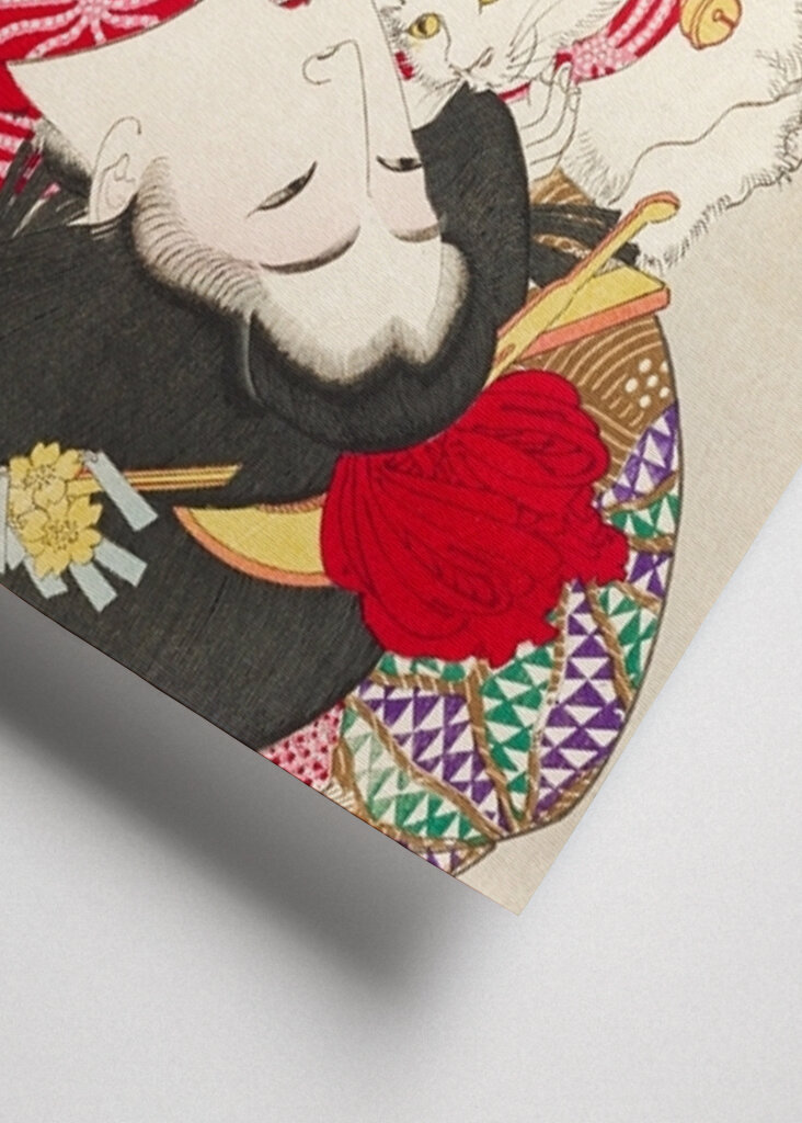 Cat love, Tsukioka Yoshitoshi