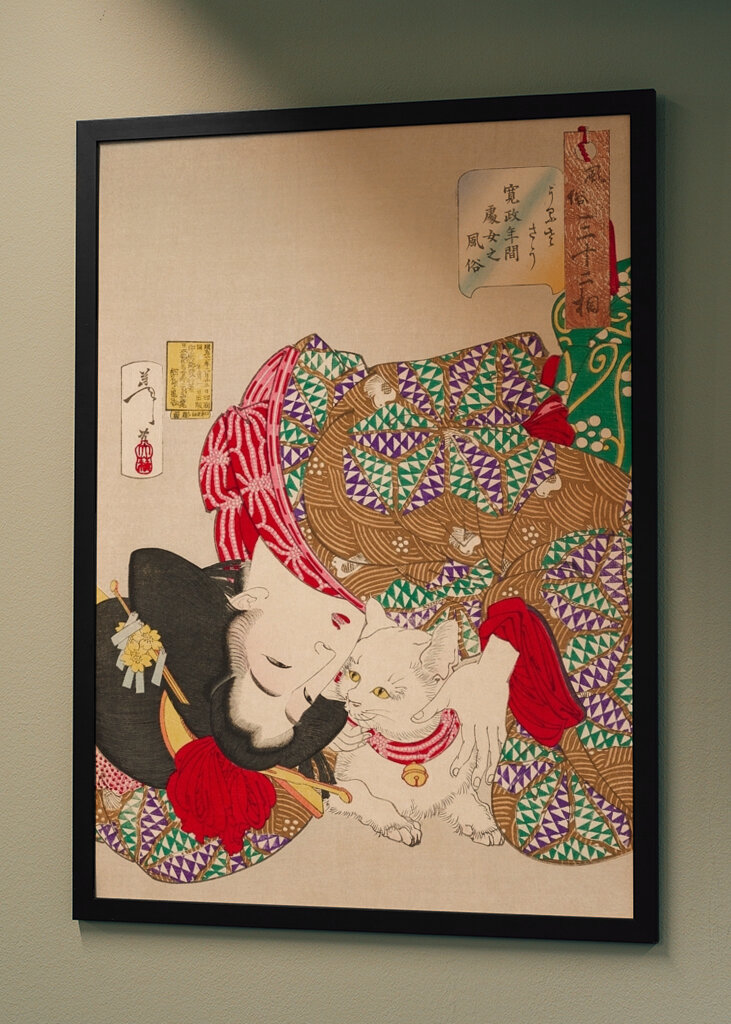 Cat love, Tsukioka Yoshitoshi
