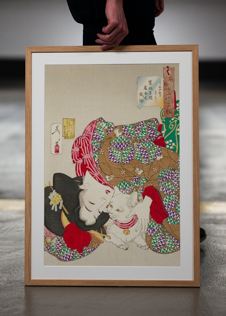 Cat love, Tsukioka Yoshitoshi