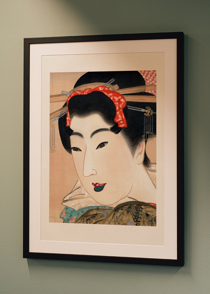 Elegant Geisha Portræt