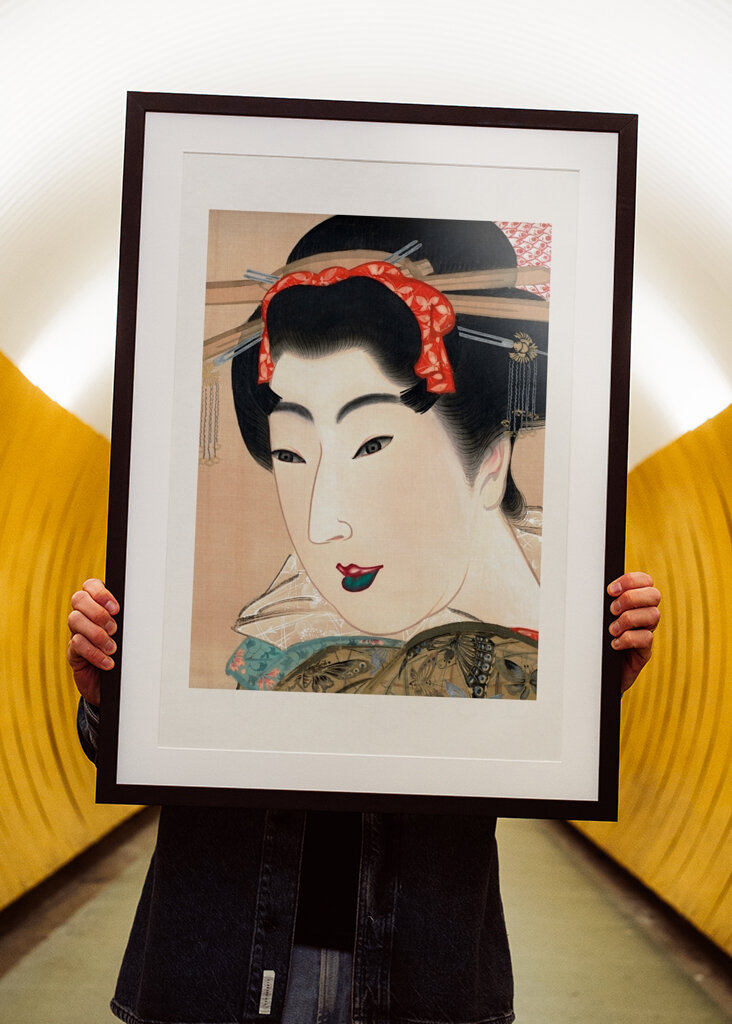 Elegant Geisha Portræt