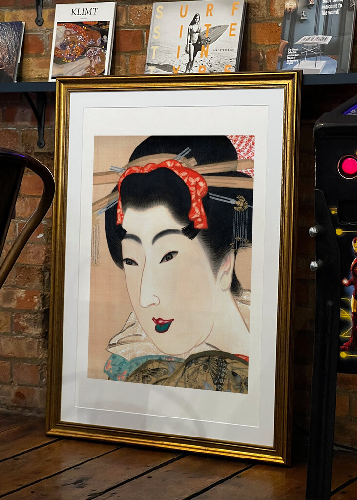 Elegant Geisha Portræt