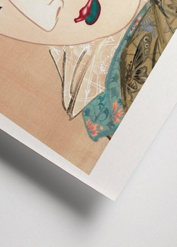 Elegant Geisha Portræt