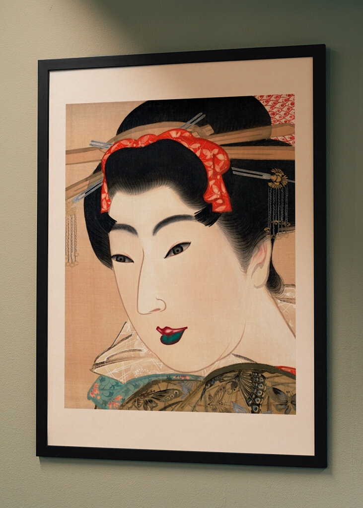 Elegant Geisha Portræt