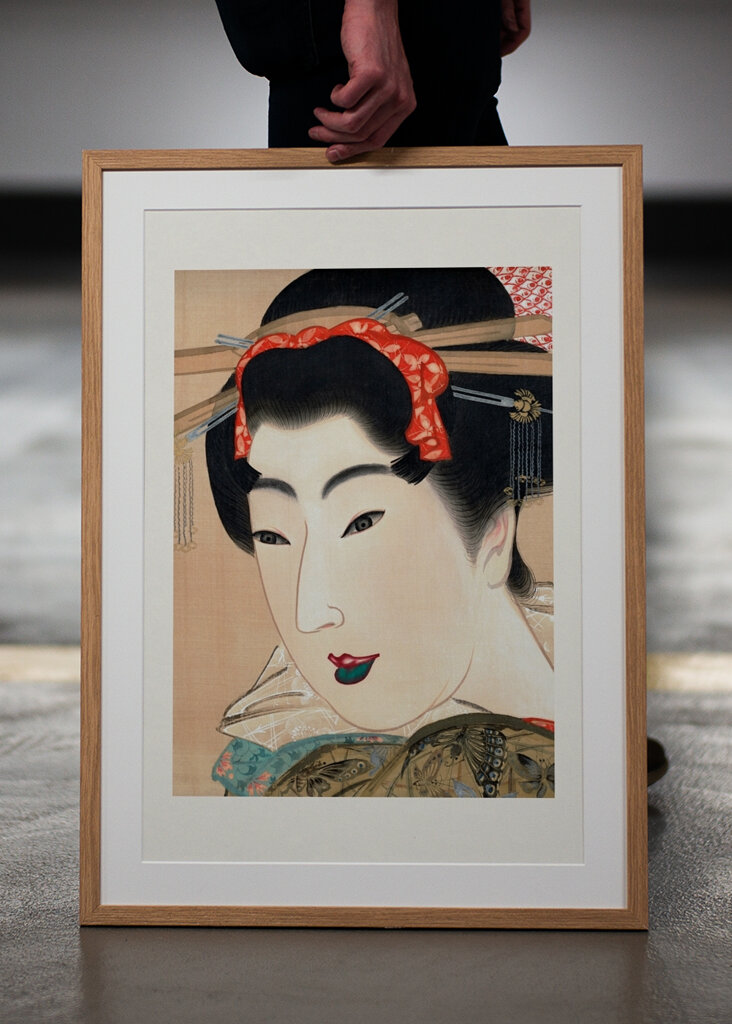 Elegant Geisha Portræt