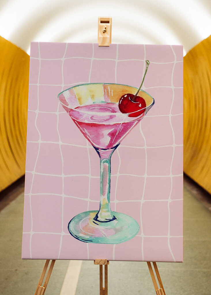 Calice Martini con ciliegia