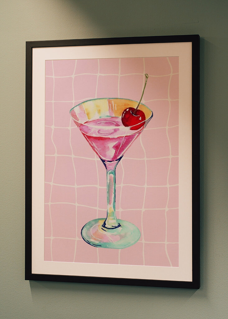 Calice Martini con ciliegia