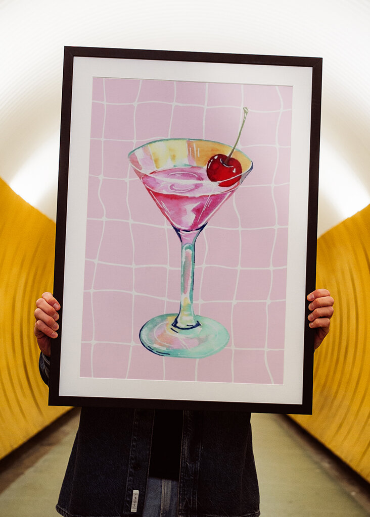 Calice Martini con ciliegia