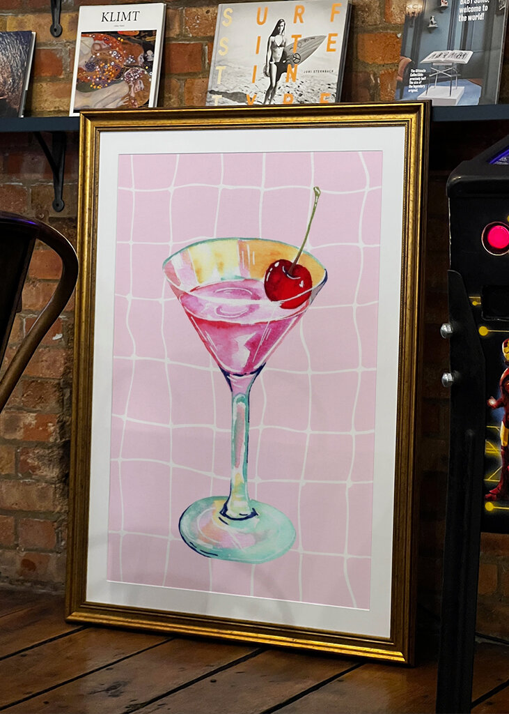 Calice Martini con ciliegia