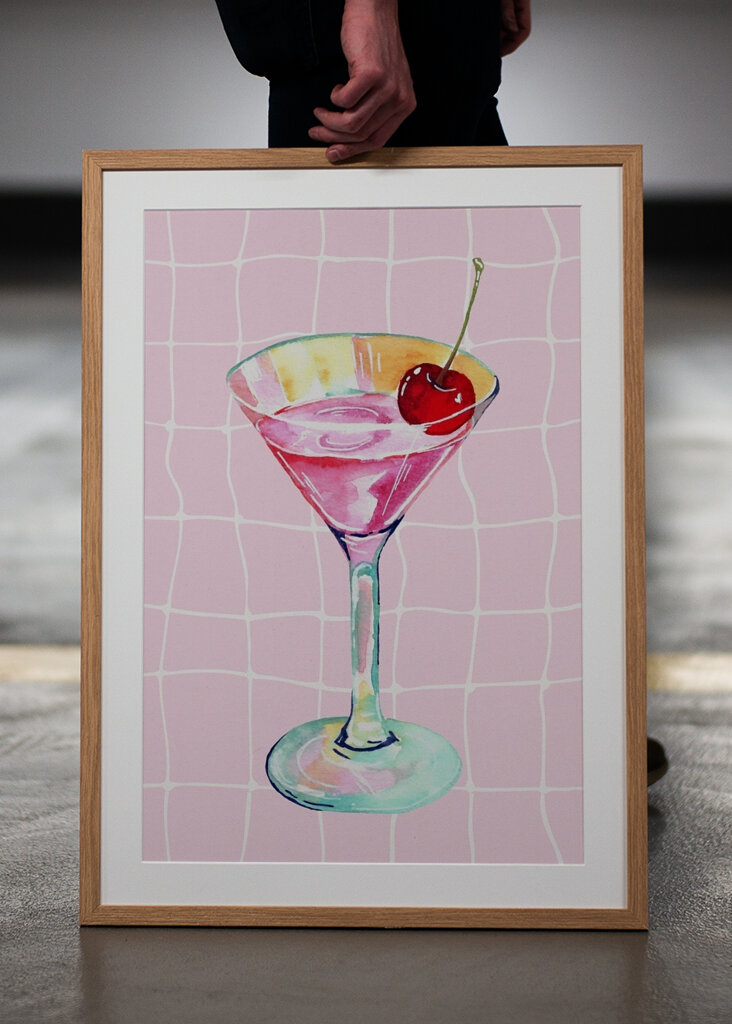 Calice Martini con ciliegia