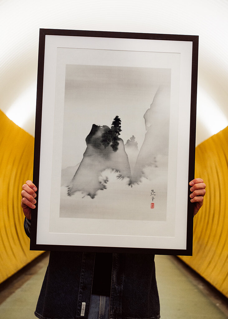 Serene Misty Mountain