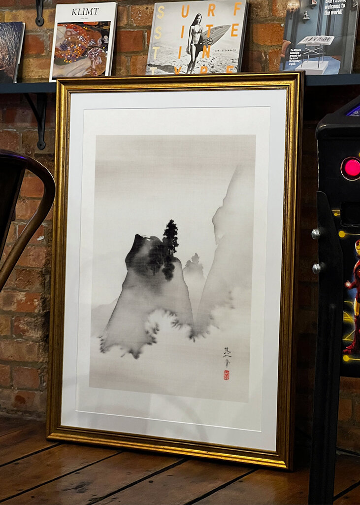 Serene Misty Mountain