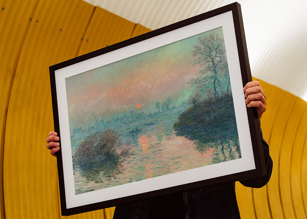 Aurinko laskee Seinelle 