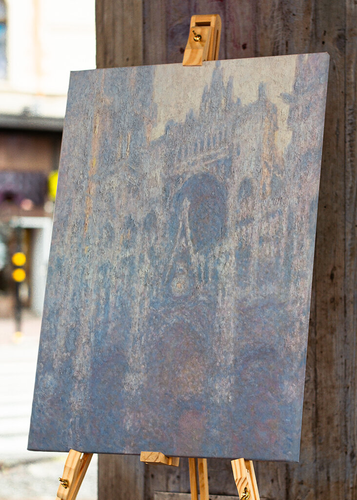 Het portaal van de kathedraal van Rouen 