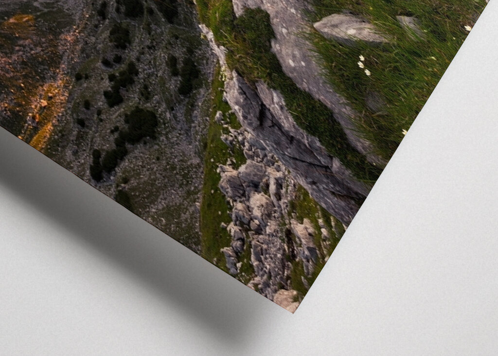 Sunlit Mountain Majesty