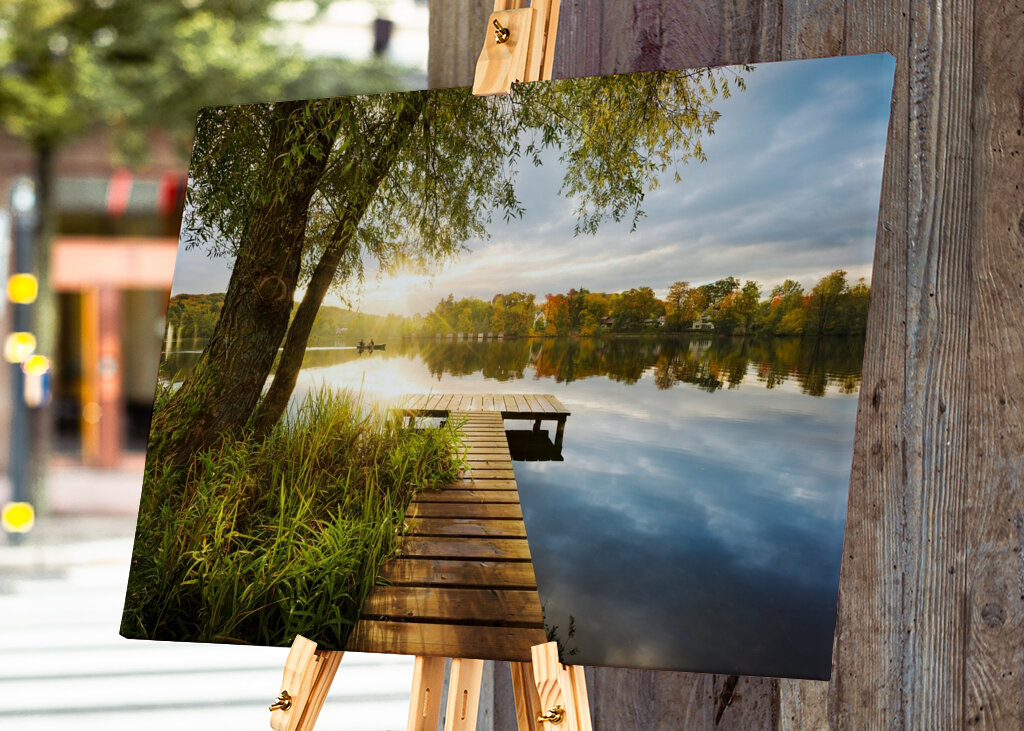 Tranquil Lakeside Dawn