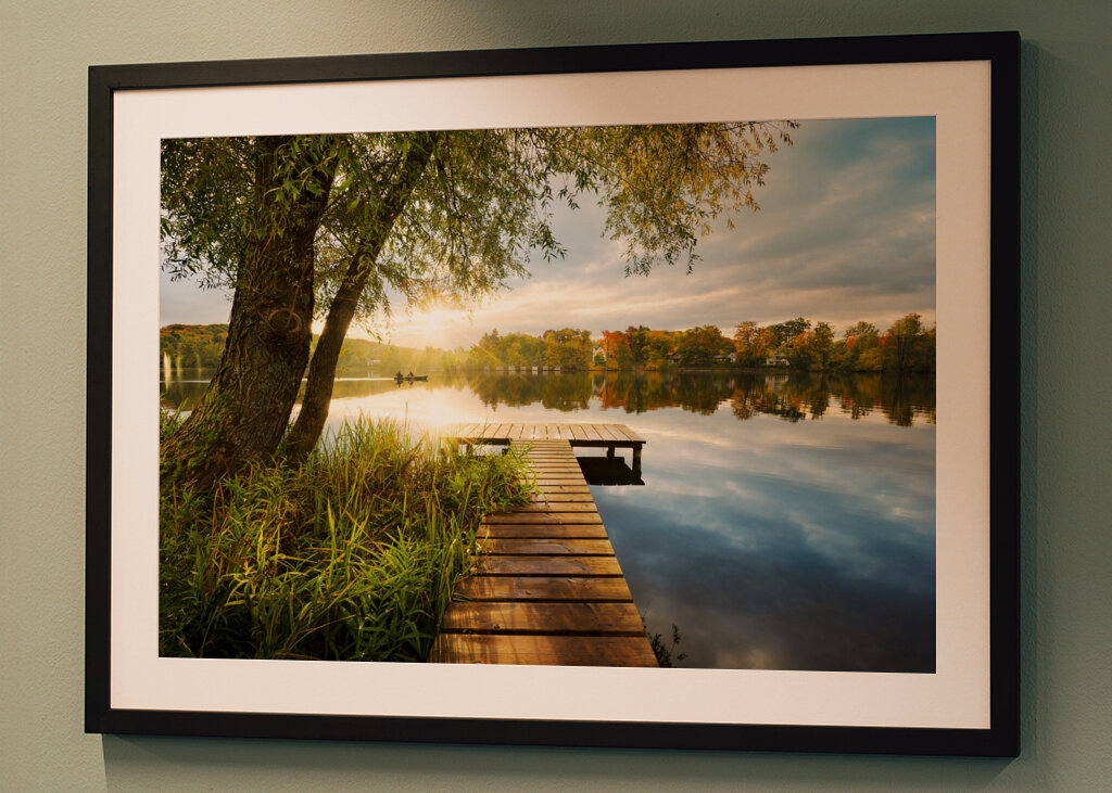 Tranquil Lakeside Dawn