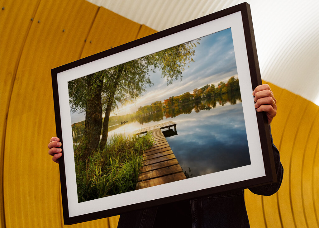 Tranquil Lakeside Dawn