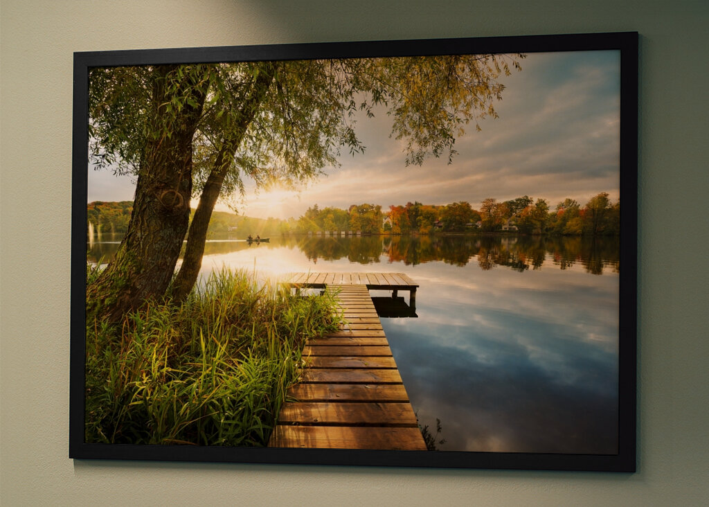 Tranquil Lakeside Dawn